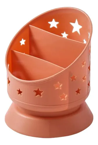 Porta Brochas Cubo Naranja Y Blanco Sitio Web