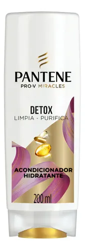 Acondicionador Hidratante Pantene Pro-V Miracles Detox Limpia – Purifica 200 ml