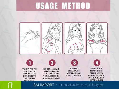 Crema Aumenta Busto Reafirmante Senos Tonifica Volumen Real Fragancia Neutra