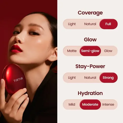 Tirtir – Mini Cushion Mask Fit Red 4.5g Tono 17w French Vanilla