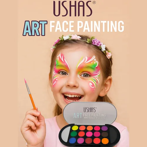 Paleta Ushas Face Painting Cremosa Maquillaje Pro