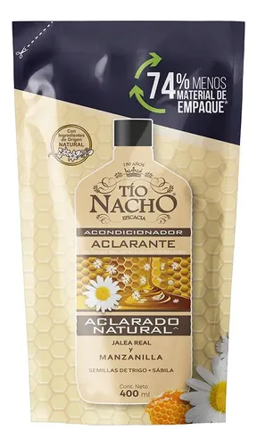 Tio Nacho Recargable Doypack Acondicionador Aclarante 400 Ml