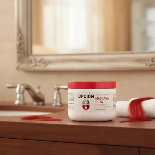Máscara Capilar Roja Baño Opción Pre Y Post Color 300 Gramos