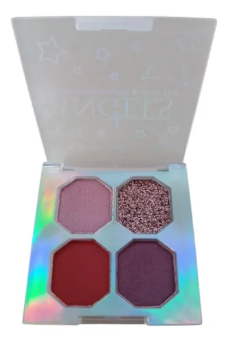 Paleta De Sombras Mini Pocket 4 Tonos Glitter Matte Brillos