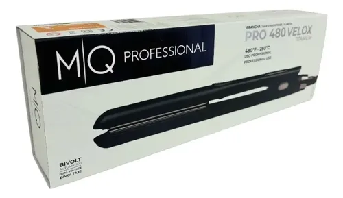 Planchita De Pelo Mq Professional Pro Velox 480 Negro