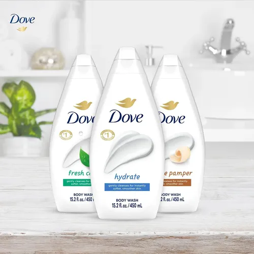Gel De Baño Dove Variety Hydrate, Paquete De 3 Unidades, Fre