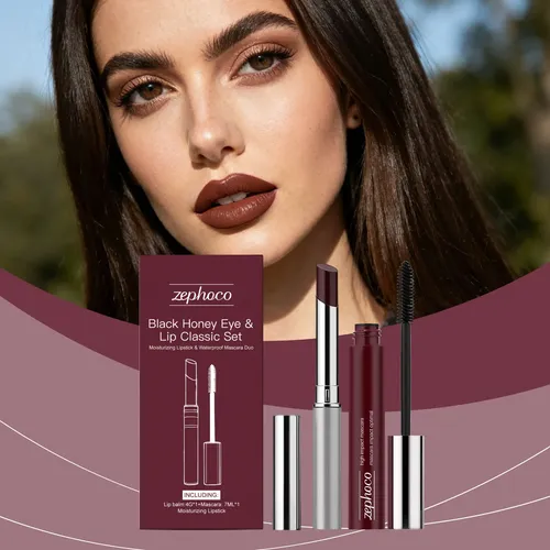 Set De Brillo Hidratante Zephoco Black Honey Eye & Lip Class Black Honey