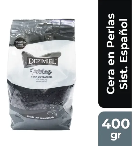 Cera En Perlas Depimiel Negra 400 Gr