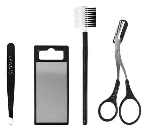 Kit De Cuidado Para Cejas ,cepillo+espejo+pinza De Depilar