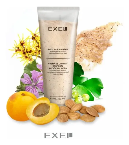 Exel Crema Pulidora Exfoliante Corporal Grano Grueso (120ml)