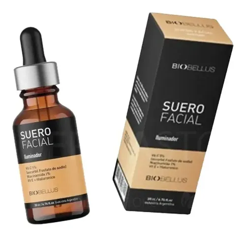 Suero Facial Iluminador Biobellus 30cc Momento de aplicación Día/Noche Tipo de piel Madura