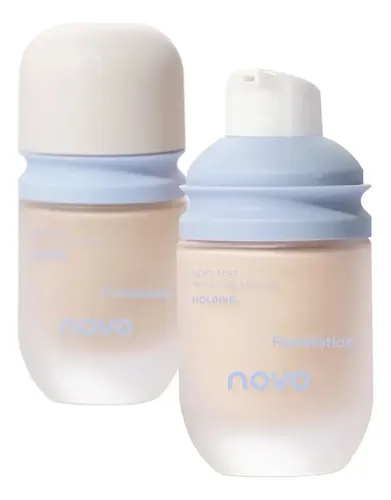 Base Maquillaje Liquido Mate Suave Piel Sin Brillo 01