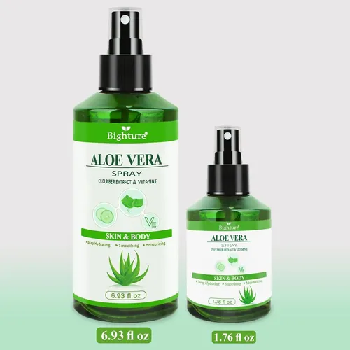 Aloe Vera Spray Bighture 4.06 Fl Oz Para Piel Y Cabello