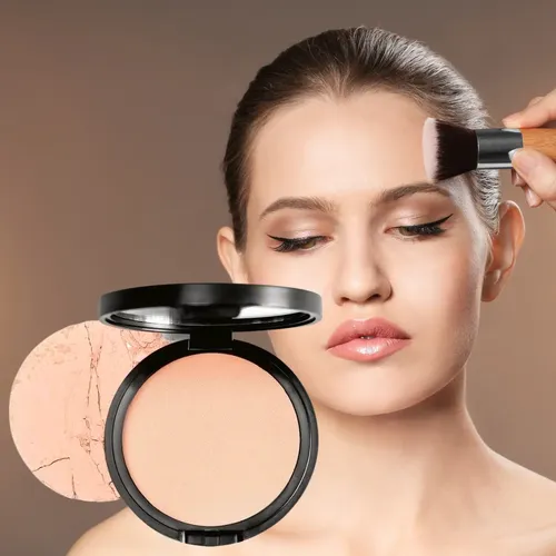 Polvo Compacto Natural Acabado Mate Reino Cero Oleosidad