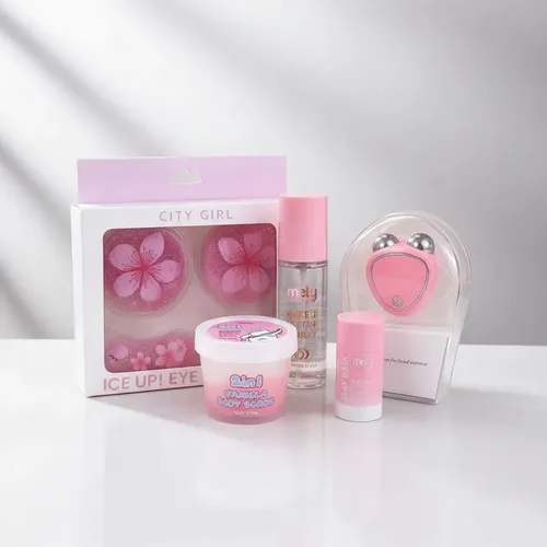 Kit Skincare Mely Antifaz Exfoliante Mascarilla Fijador
