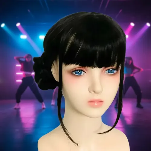 Peluca Kpop Rumi Mira Zoey Disfraz Guerreras Pelo Trenza