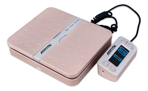 Báscula Accuteck W-8580, 110 Libras X 0,1 Oz, Color Dorado