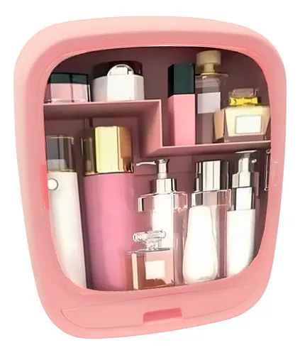 Organizador Colgante Cosmético Pared Baño Estante Tapa Cajon