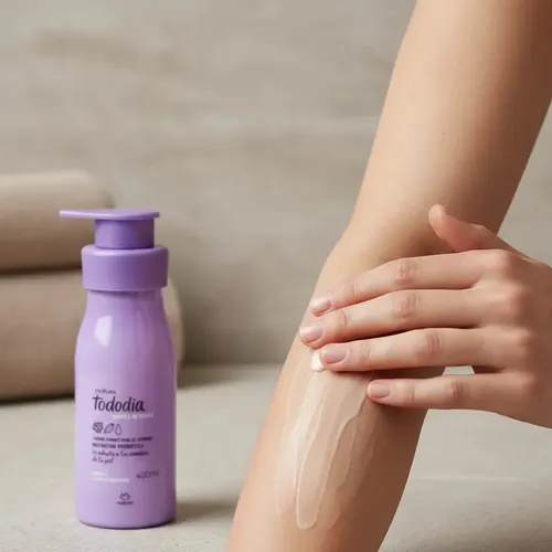 Crema Corporal Mora Flor De Durazno Tododia 400 Ml