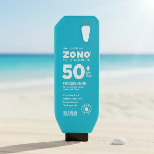 Protector Solar Zono 50fps Vit. E Proteccion Muy Alta 120ml
