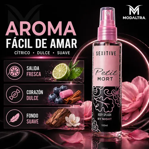 Perfume Body Splash De Mujer Sexitive Feromonas Dia Noche