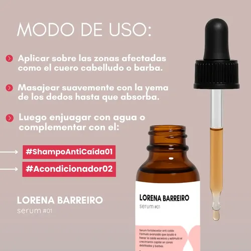 Serum Anti Caída #01 Acelera El Crecimiento Y Evita La Caída