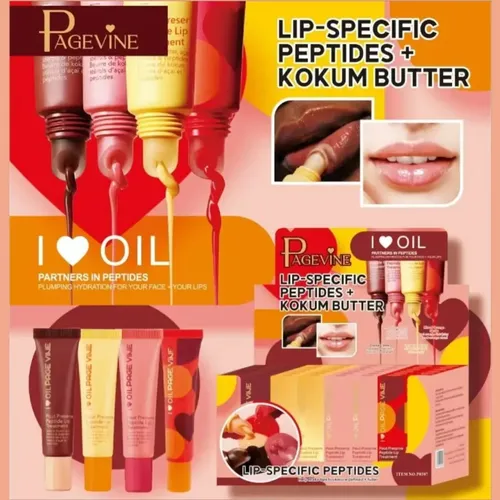 Lipgloss Peptide Lip Tint Pagevine Kokum Butter Labial Color
