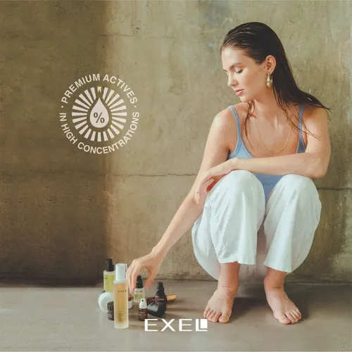 Serum Reforzador Acido Hialuronico Green Line Exel Vegano Tipo De Piel Sencible
