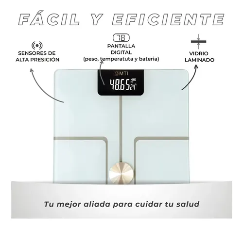 Balanza Digital Baño Inteligente Bluetooth Personal Corporal