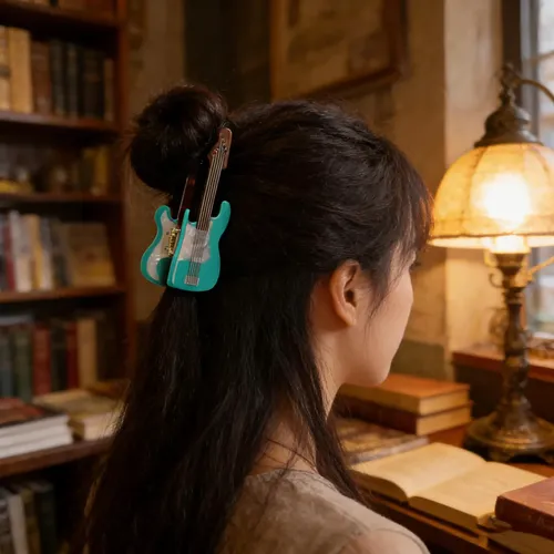 Pinzas De Pelo Con Forma De Guitarra Para Mujeres