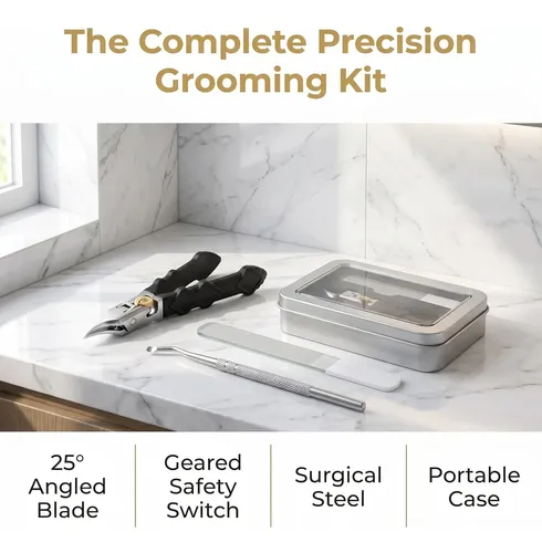 Nail Clippers Set, 25° Angled Jaws Precision-honed,ultra 1 Set