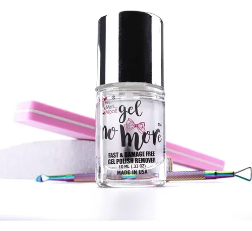 Gel Exfoliante De Uñas Sin Acetona Mini Mani Moo 0.3 Fl Oz