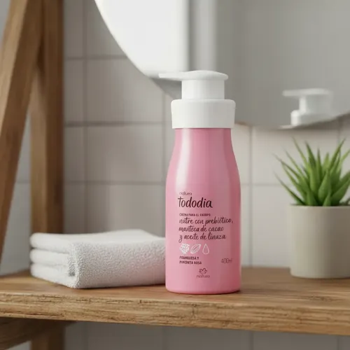 Natura Crema Tododia Frambuesa Y Pimienta Rosa 400ml