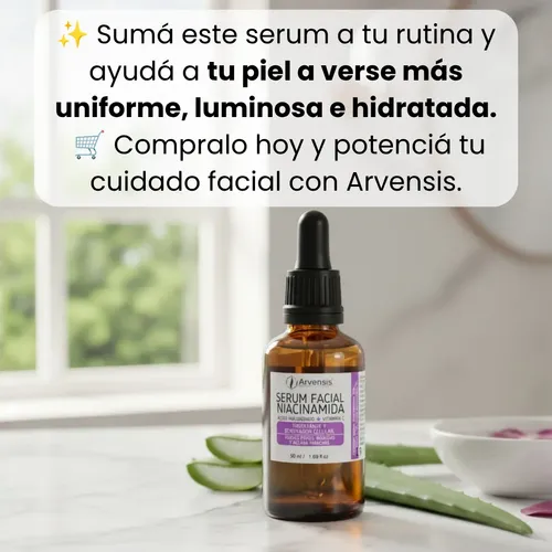 Sérum Facial Niacinamida Arvensis Control Sebo Poro B3 Full