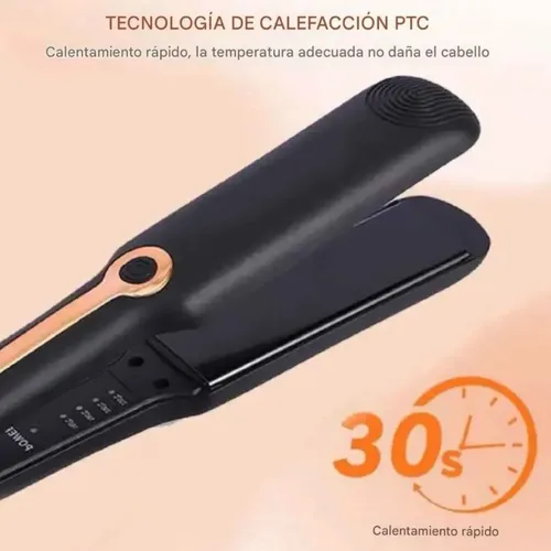 Planchita De Pelo 220°c Temperatura Regulable Humedo Y Seco