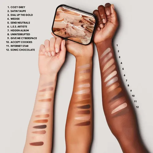 Connect In Colour Eye Shadow Palette 12.2g Color Unfiltered Nudes