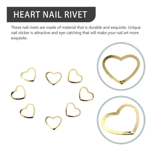 Pegatinas De Metal Para Decoración De Uñas, Manicura, 500 Un