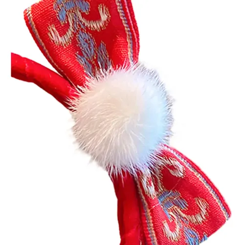Diadema De Lazo Con Pompón Para Año Nuevo Chino