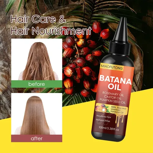 Batana Hair Oil – Aceite Reparador Hidratante Suavizante Par