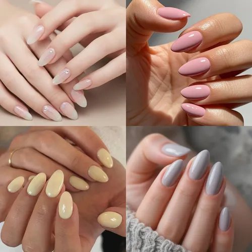 Kit Para Uñas Soft Gel Tips Press On Completo Esmalte Cabina