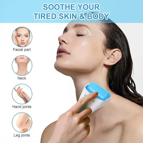 Rodillo De Hielo Facial Onlysky Beauty Ice-bb 19.9×9.2cm