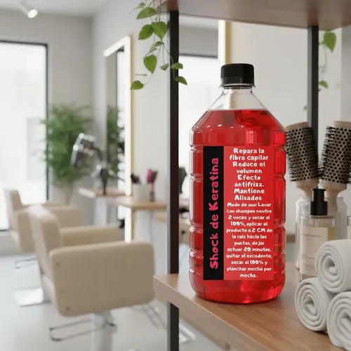 Shock De Keratina 1 Litro Líquido Antifrizz
