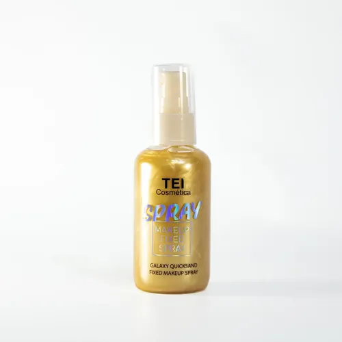 Spray Fijador De Maquillaje Con Glitter Tei Cosmética