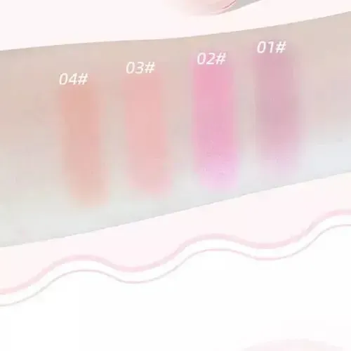 Rubor En Crema C/esponja Aplicadora Soft Glutinous Tono del maquillaje 04