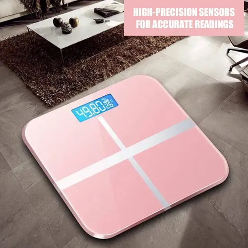 Báscula De Baño Digital Precisa, Pantalla Lcd Iluminada, Ste