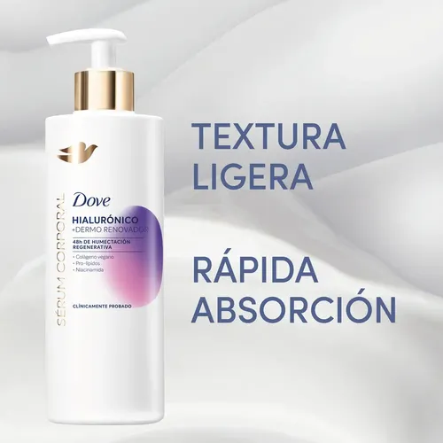Crema Sérum Corporal DOVE Hialurónico 400ml