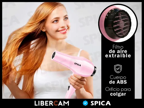 Secador Pelo Cabello Spica Sp-1900 2 Velocidades 220v