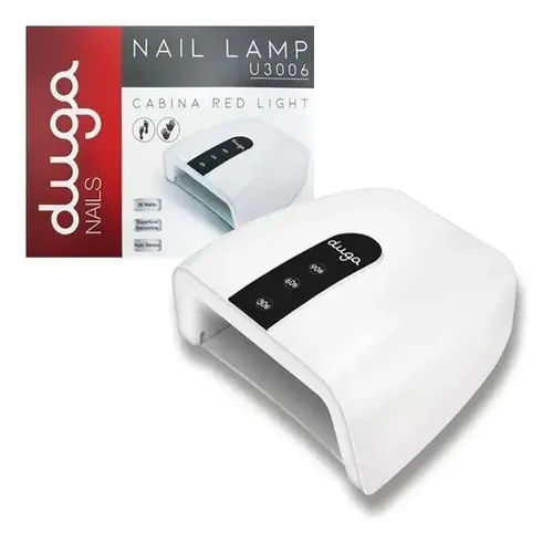 Cabina Para Uñas Uvled Red Ligth 36w Duga Temporizador U3006 Color Blanco