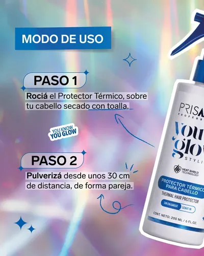 Prismax You Glow Protector Térmico Cabello 200ml