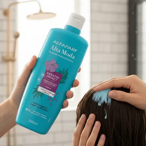 Acondicionador Alta Moda Keratin Impact 300 Ml